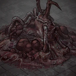 A pool of flesh mass