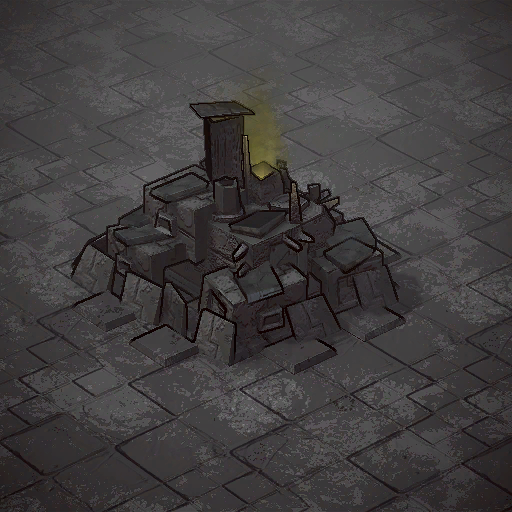 Militants' hut
