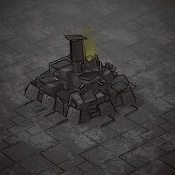 Militants' hut